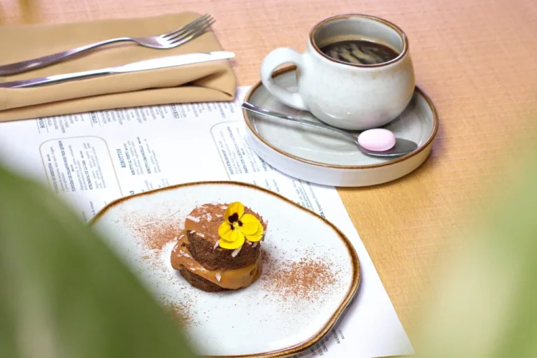 Volcán de chocolate y café en Limoncello Villavicencio